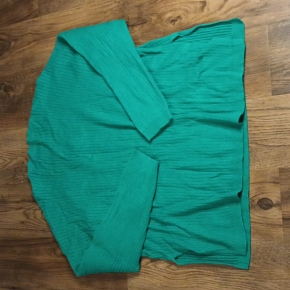 Saturday Sunday Green Quarter Button Anthropologie Sweater FFF - Picture 3 of 5